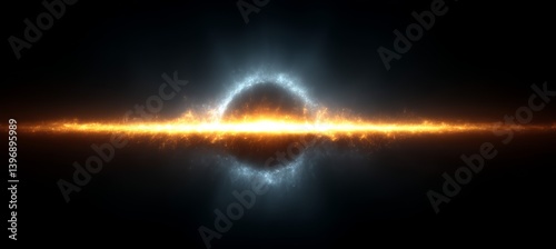 Space star big bang explosion. Time space dilation. Science galaxy astronomy. Generative AI technology.	
