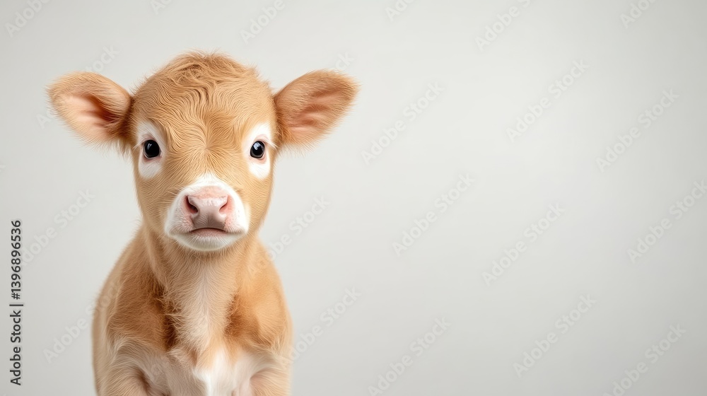 Obraz premium Cute calf portrait