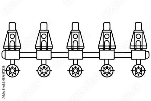velocitylifter line art illustration minimalistic abstract modern fitness artwork