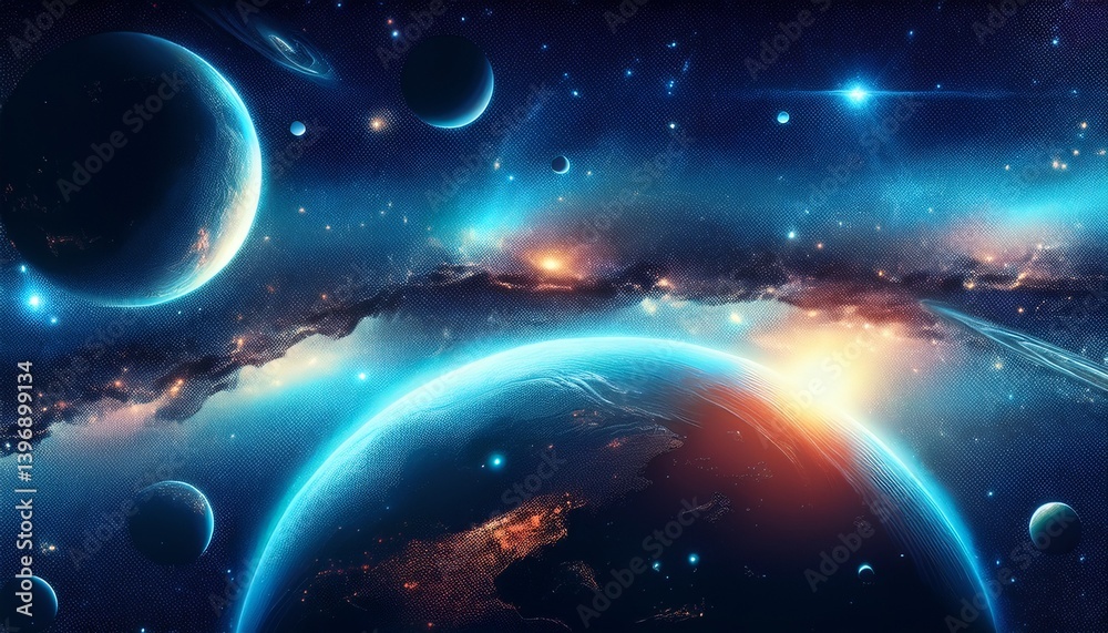 Obraz premium planet in space