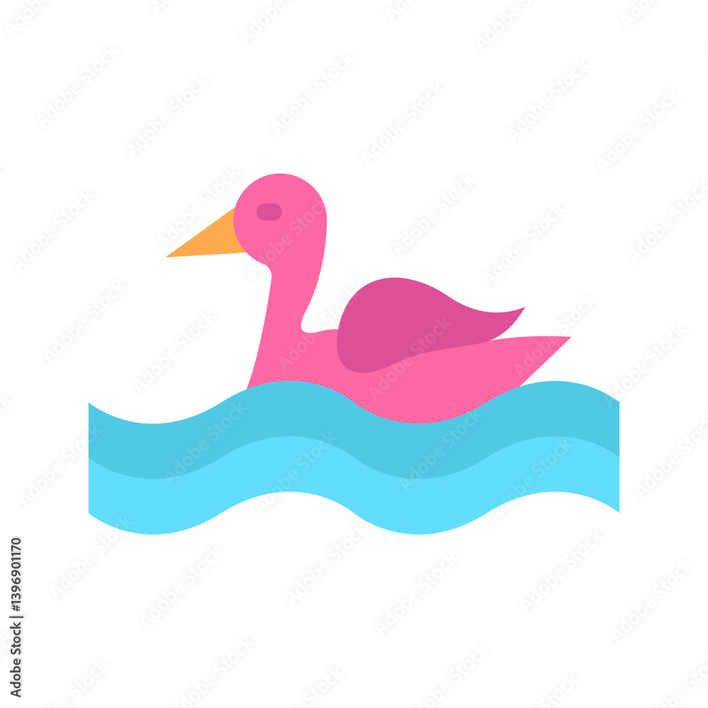 Water and Birds icon vector image. Suitable for mobile apps, web apps and print media. Water and Birds icon vector image. Suitable for mobile apps, web apps and print media.