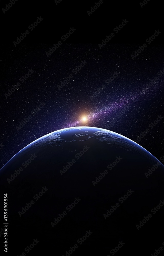 Obraz premium earth and sun