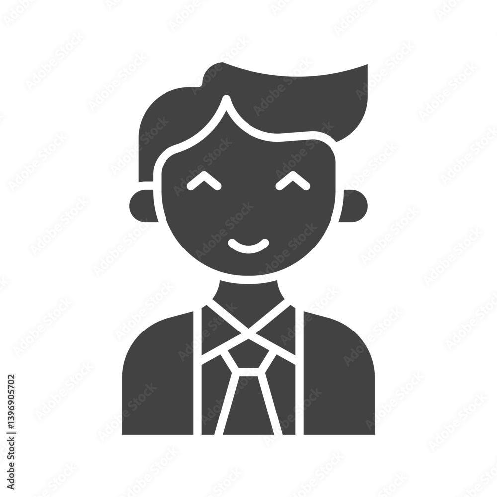 Male Presenter I icon vector image. Suitable for mobile apps, web apps and print media. Male Presenter I icon vector image. Suitable for mobile apps, web apps and print media.