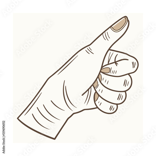 hand with thumb up