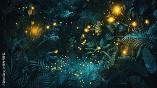 Enchanted Jungle: Night's Glow
