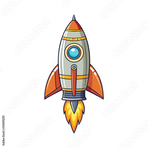 rocket in space