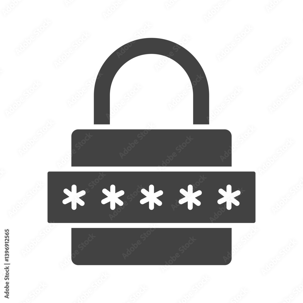 Passcode Lock I icon vector image. Suitable for mobile apps, web apps and print media. Passcode Lock I icon vector image. Suitable for mobile apps, web apps and print media.