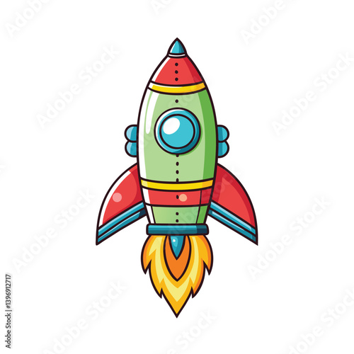 rocket in space