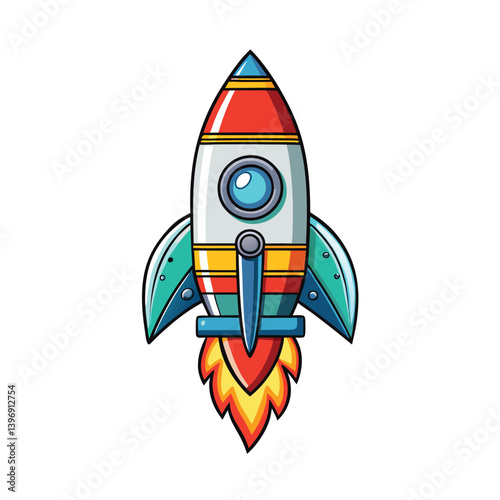 space rocket vector