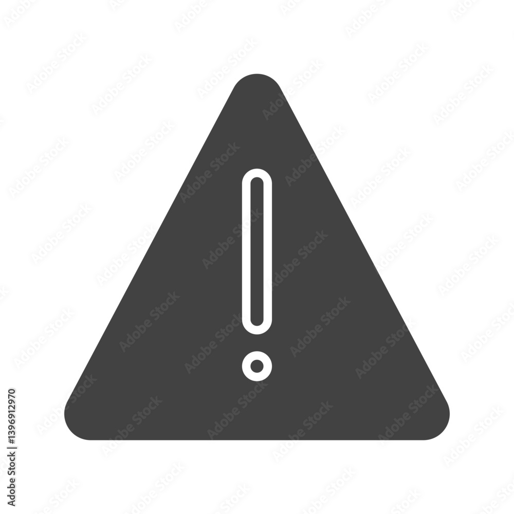 Warning Sign icon vector image. Suitable for mobile apps, web apps and print media. Warning Sign icon vector image. Suitable for mobile apps, web apps and print media.