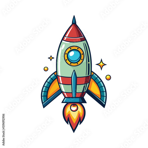 rocket in space