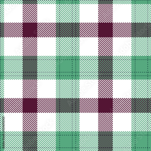 Vibrant tea and Fire dark teal Seamless Tartan Textile Design
