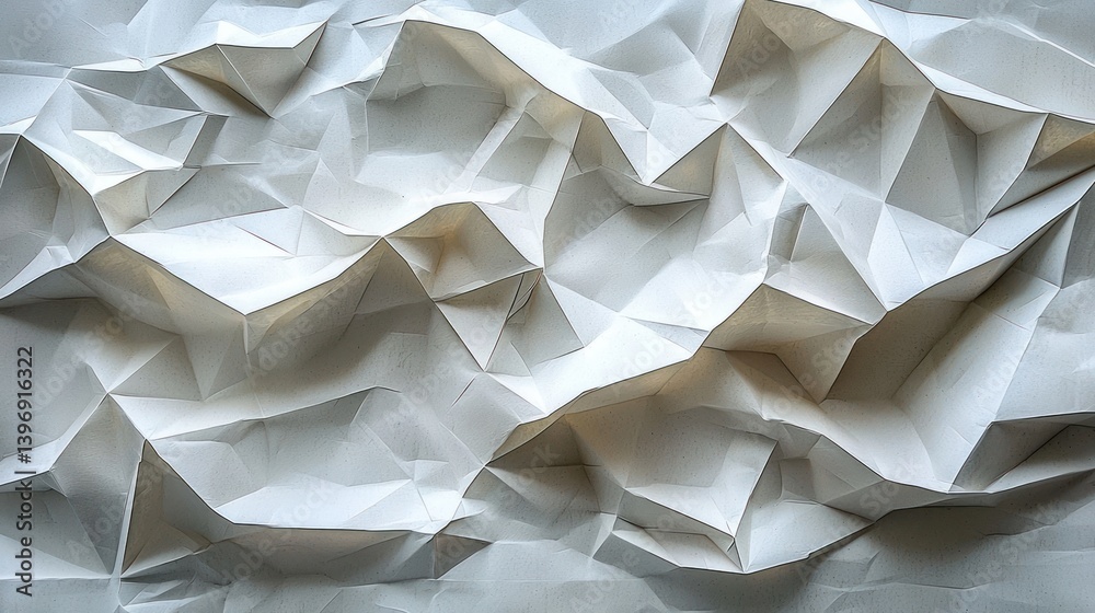 Fototapeta premium Crumpled paper texture, abstract
