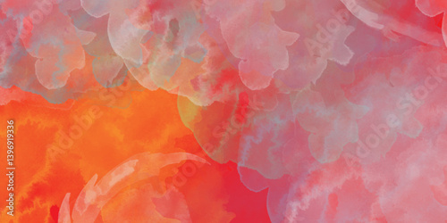 Abstract pastel colors watercolor background. Textured abstract bright watercolor stains background. Abstract artistic background print decorative art design wallpaper painting.