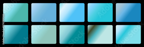 Winter Frost Gradient Set, Icy Cool Backgrounds for Posters, Flyers, Ads, Social Media Templates, Frozen-Inspired Visuals, Snowy Chill Tones, Blue White Gradients, Crisp Seasonal Designs