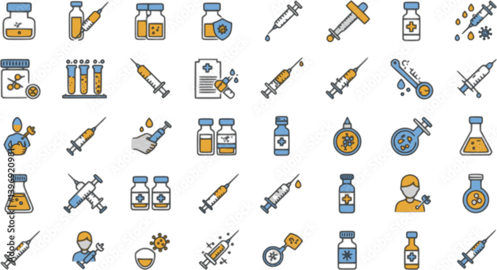 vaccine icon set, vaccine icon in different style, vector illustration
vaccine icon set, vaccine icon in different style, vector illustration
