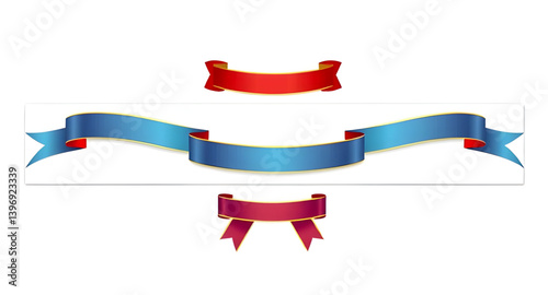 ribbons art illustration