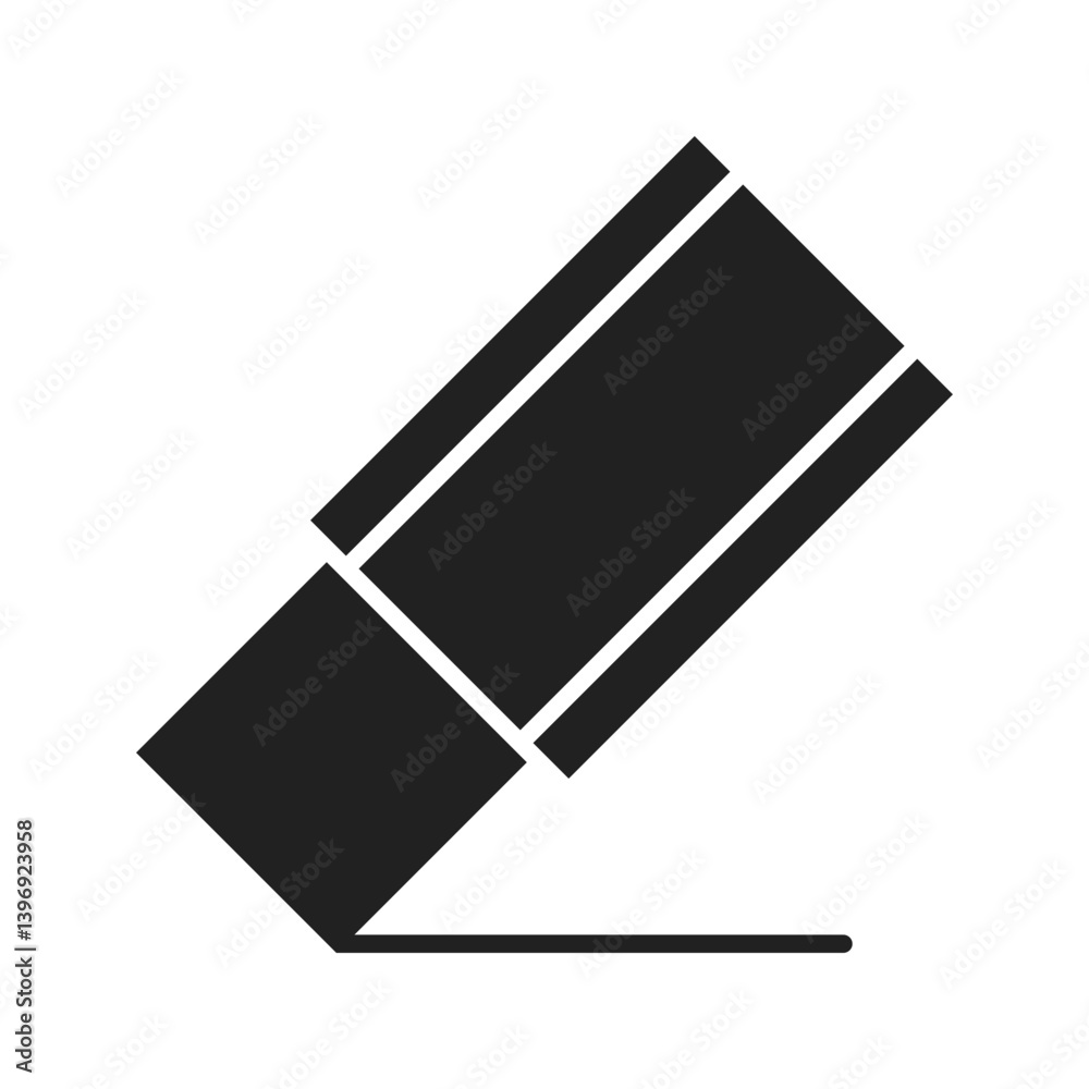 Eraser icon vector image. Suitable for mobile apps, web apps and print media. Eraser icon vector image. Suitable for mobile apps, web apps and print media.