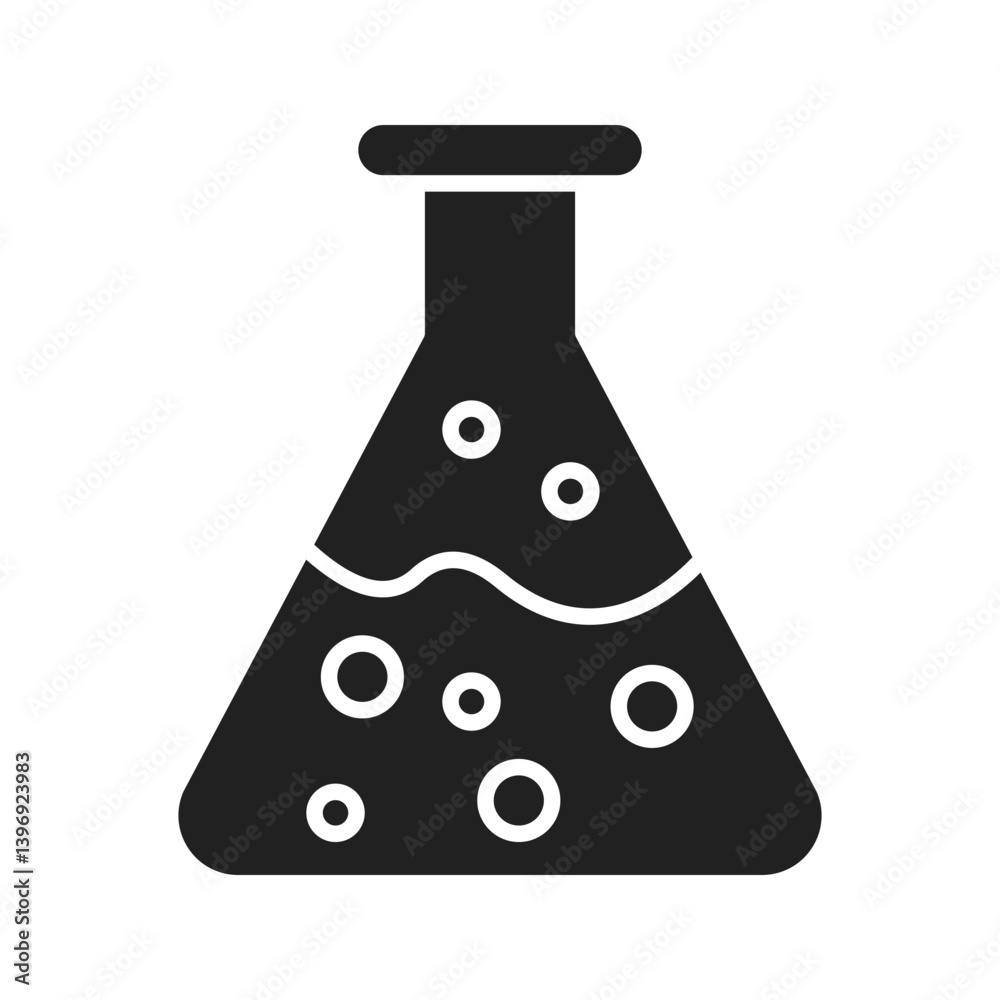 Flask icon vector image. Suitable for mobile apps, web apps and print media. Flask icon vector image. Suitable for mobile apps, web apps and print media.