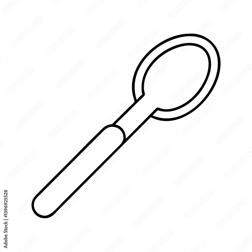 spoon icon, spoon line art - simple line art of spoon, perfect for spoon logos and icons spoon icon, spoon line art - simple line art of spoon, perfect for spoon logos and icons