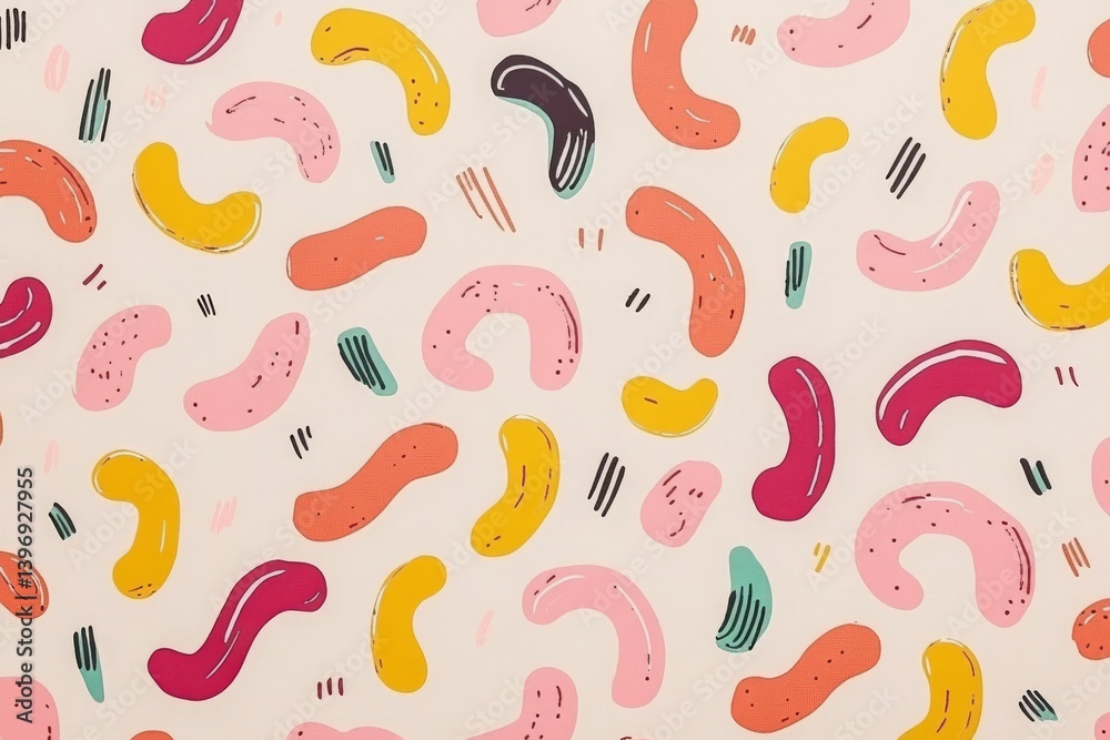 The concept of incorporating quizzes and trivia with realistic paper questions as a seamless pattern for invitation designs The concept of incorporating quizzes and trivia with realistic paper questions as a seamless pattern for invitation designs