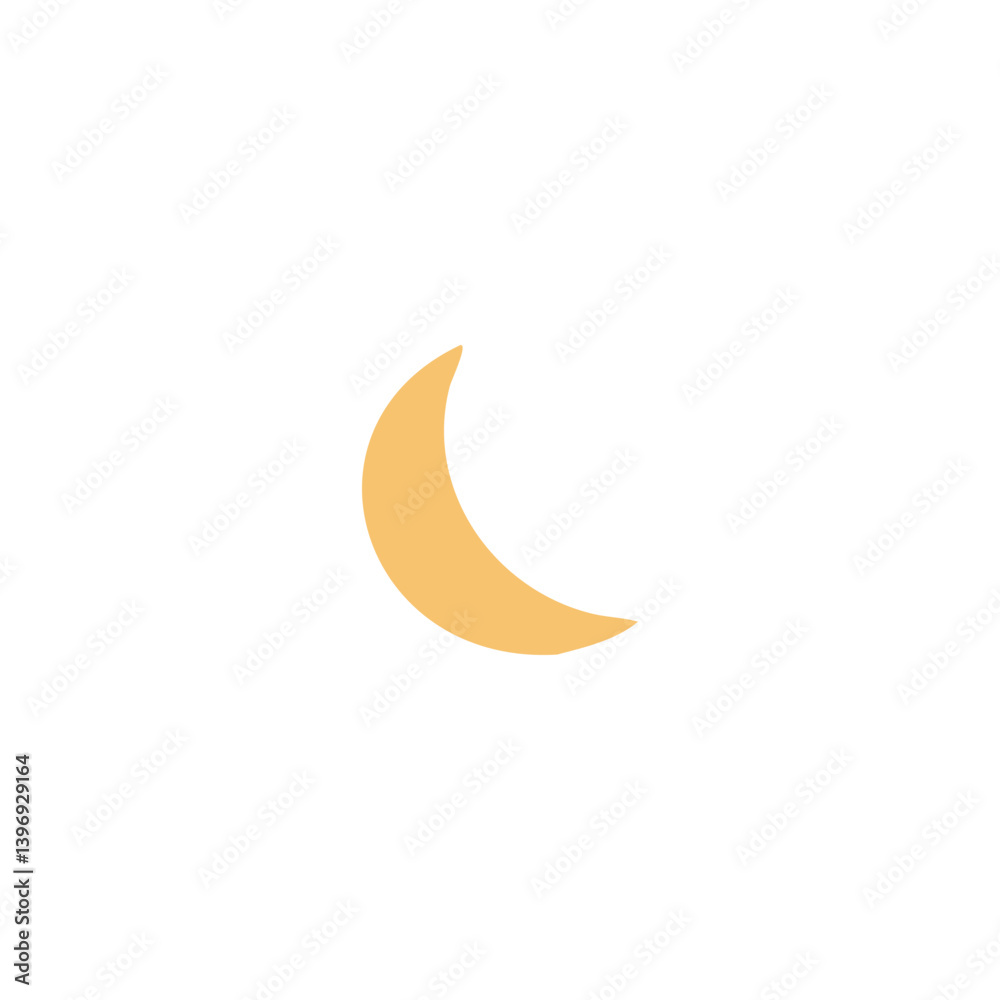 Crescent Moon Icon Simple, Elegant, and Versatile Design for Night, Sleep, Dream, and Celestial Themes Crescent Moon Icon Simple, Elegant, and Versatile Design for Night, Sleep, Dream, and Celestial Themes