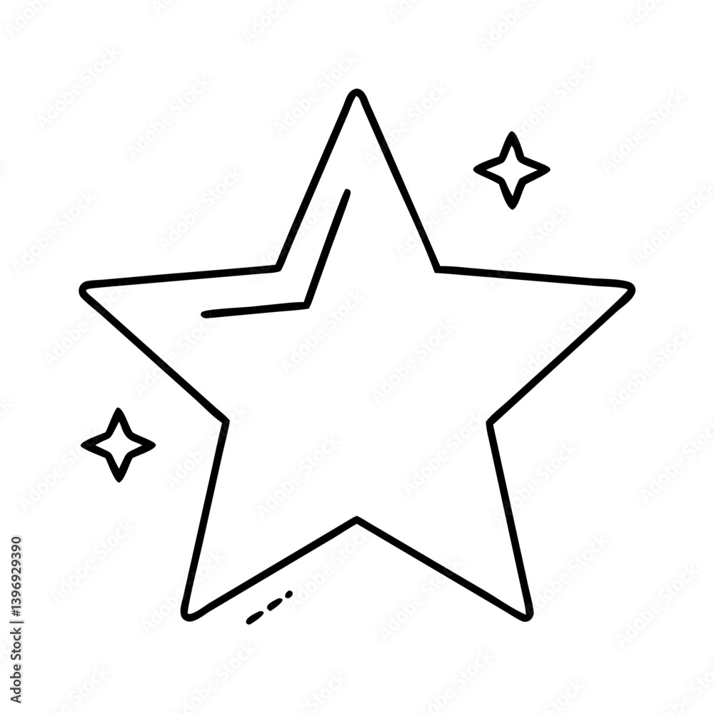 star icon, star line art - simple line art of star, perfect for star logos and icons star icon, star line art - simple line art of star, perfect for star logos and icons
