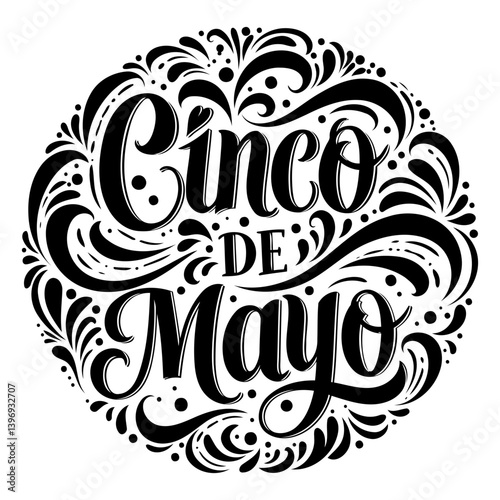 Cinco de Mayo Decorative Lettering