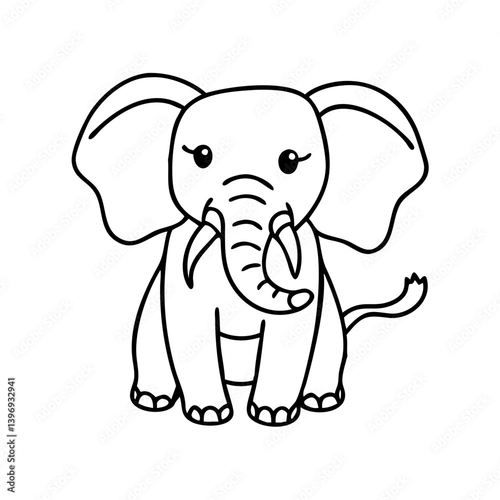 elephant icon, elephant vector illustration-simple illustration of elephant, perfect for elephant logos and icons elephant icon, elephant vector illustration-simple illustration of elephant, perfect for elephant logos and icons