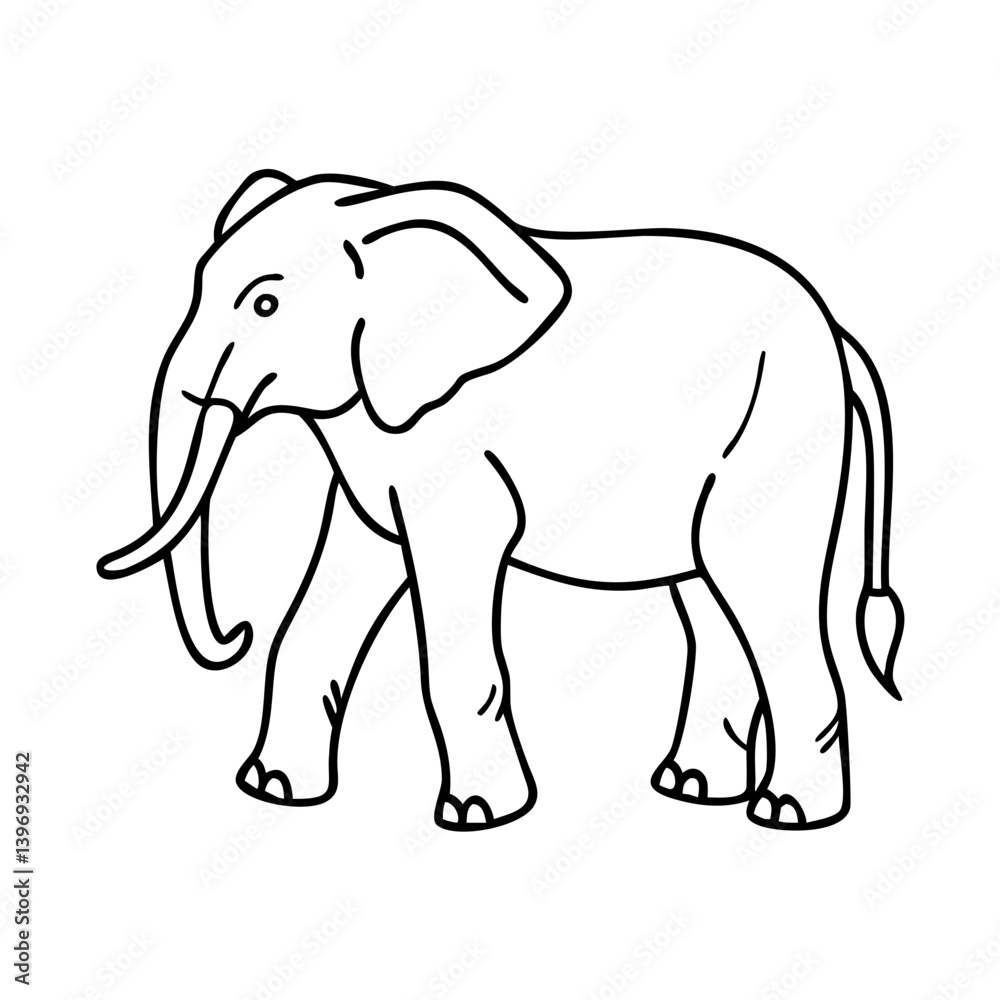 elephant icon, elephant vector illustration-simple illustration of elephant, perfect for elephant logos and icons elephant icon, elephant vector illustration-simple illustration of elephant, perfect for elephant logos and icons