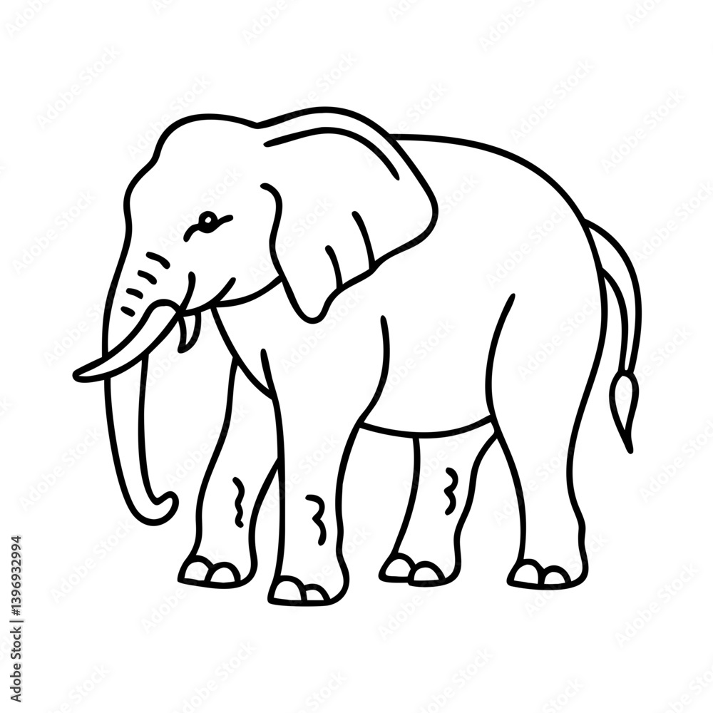 elephant icon, elephant vector illustration-simple illustration of elephant, perfect for elephant logos and icons elephant icon, elephant vector illustration-simple illustration of elephant, perfect for elephant logos and icons