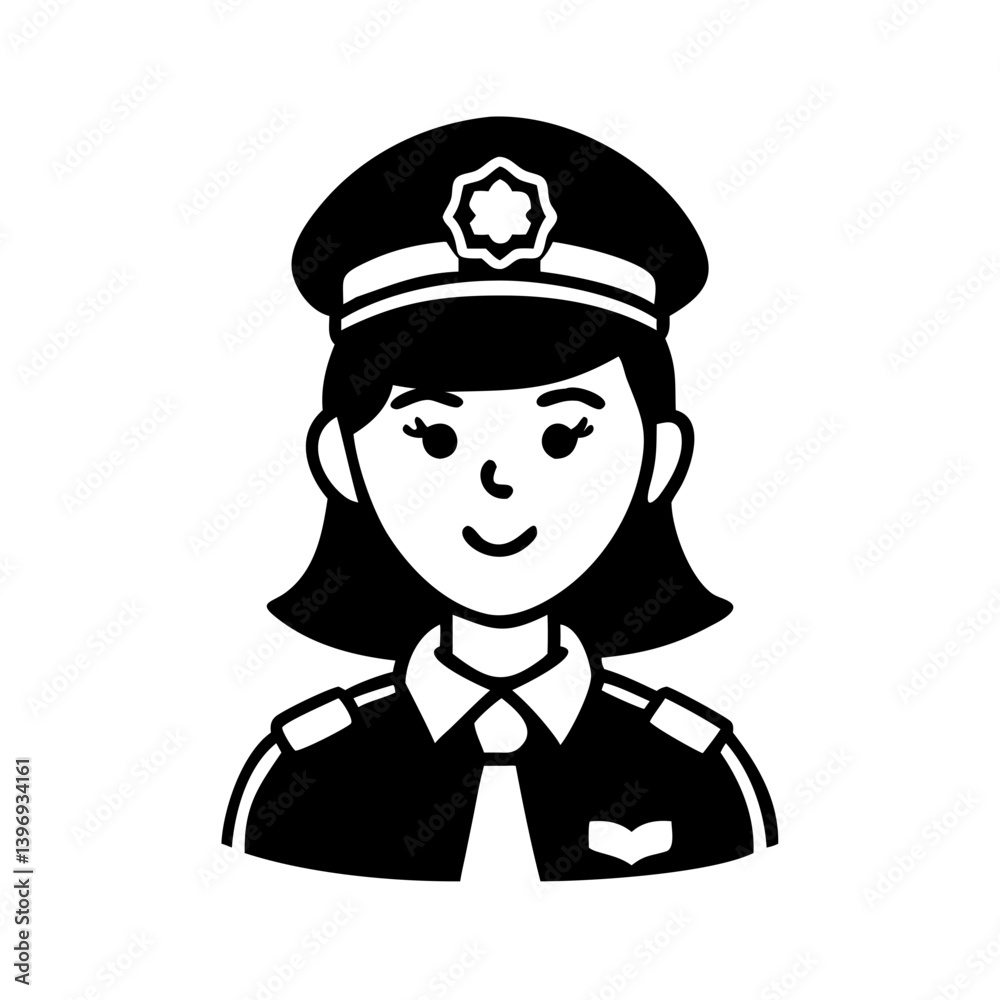 female police officer icon, female police officer silhouette vector illustration-simple silhouette illustration of female police officer, perfect for female police officer logos and icons female police officer icon, female police officer silhouette vector illustration-simple silhouette illustration of female police officer, perfect for female police officer logos and icons