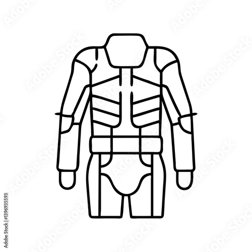 exoskeleton suit icon, exoskeleton suit vector illustration-simple illustration of exoskeleton suit, perfect for exoskeleton suit logos and icons