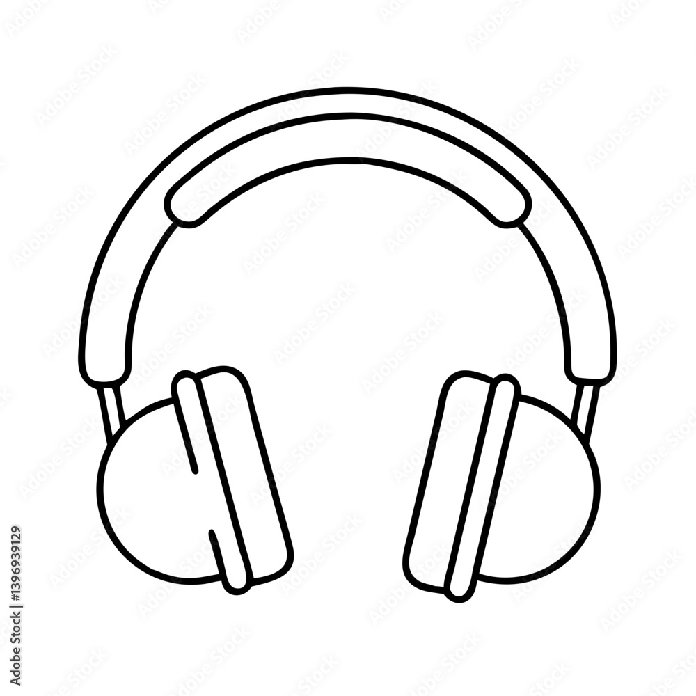 studioheadphones icon, studioheadphones line art - simple line art of studioheadphones, perfect for studioheadphones logos and icons studioheadphones icon, studioheadphones line art - simple line art of studioheadphones, perfect for studioheadphones logos and icons