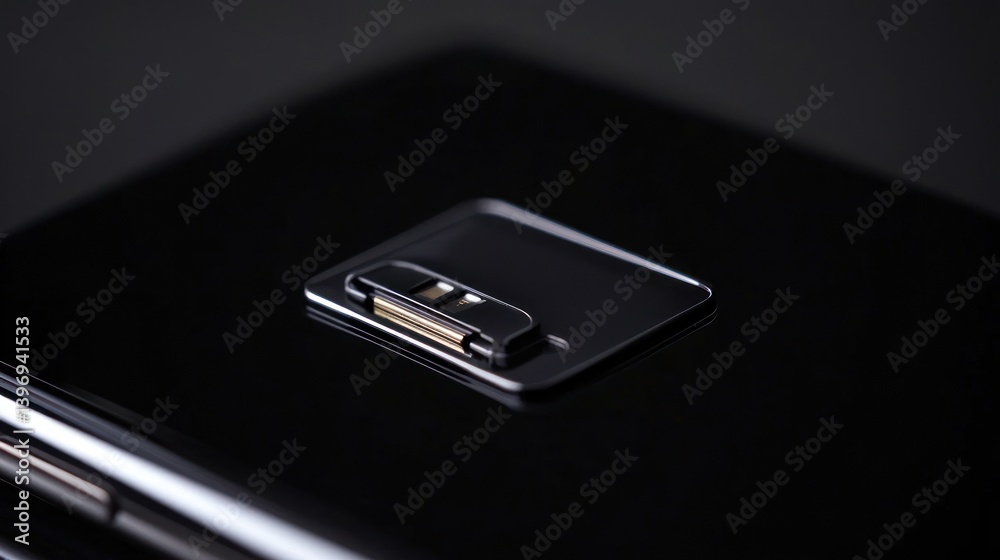 Close-up phone SIM tray Close-up phone SIM tray