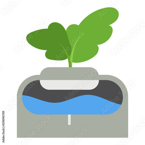 Hydroponic Illustration