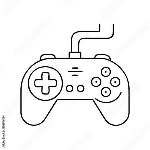 game controller icon, game controller vector illustration-simple illustration of game controller, perfect for game controller logos and icons