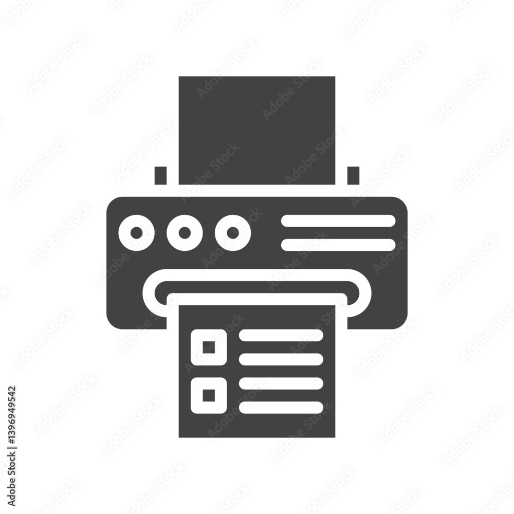Print Preview icon vector image. Suitable for mobile apps, web apps and print media. Print Preview icon vector image. Suitable for mobile apps, web apps and print media.