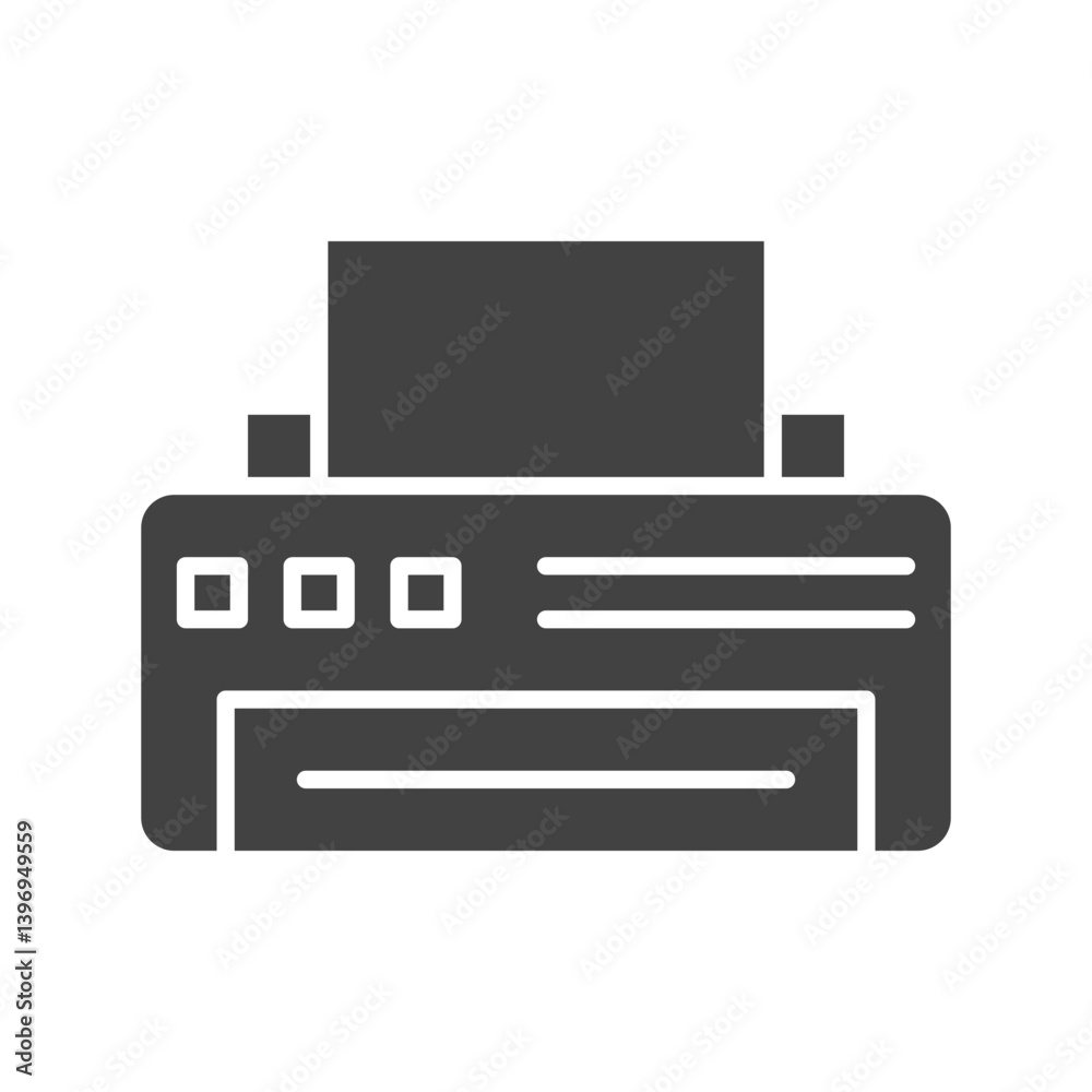Print icon vector image. Suitable for mobile apps, web apps and print media. Print icon vector image. Suitable for mobile apps, web apps and print media.