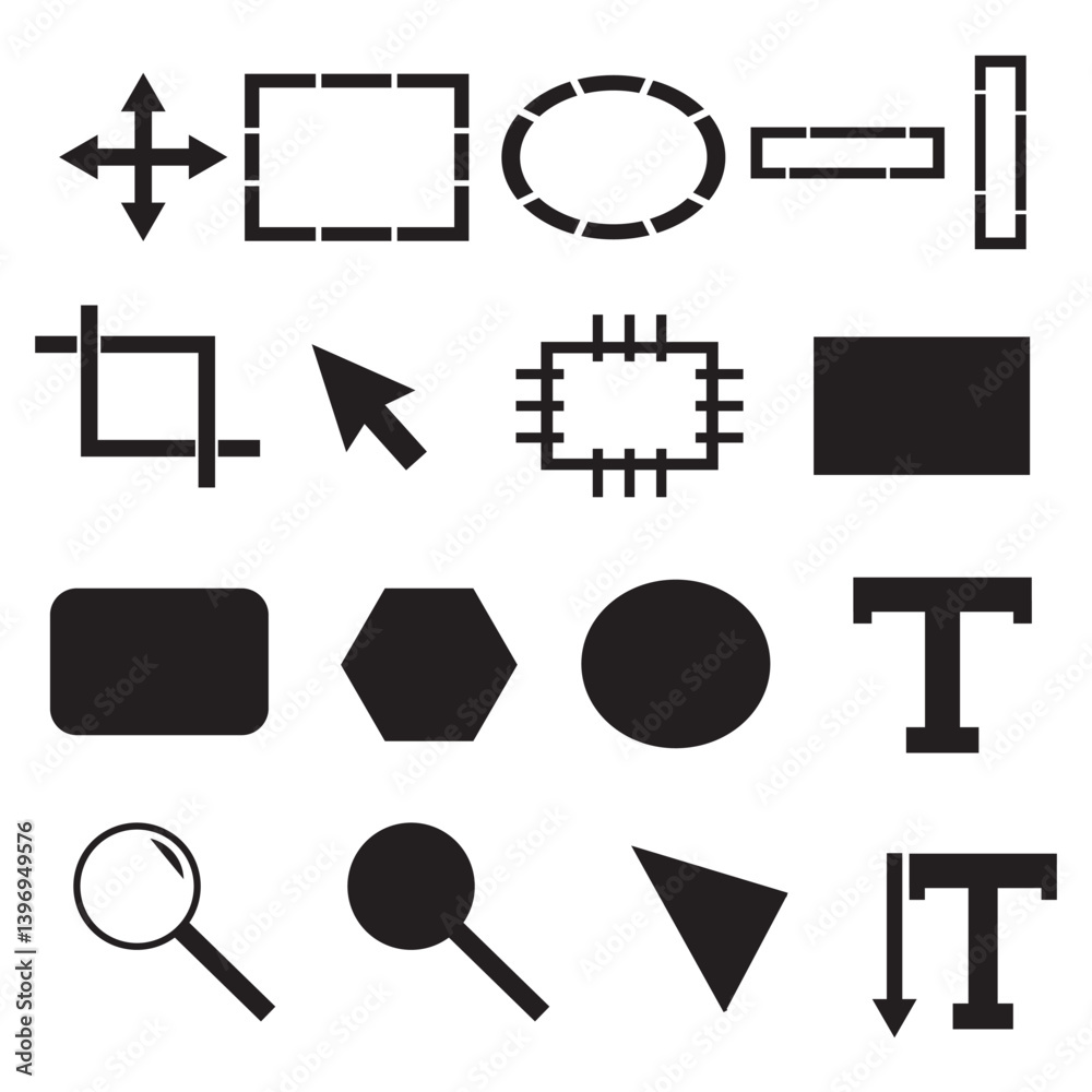 Vector Photo Manipulation Tools Icons