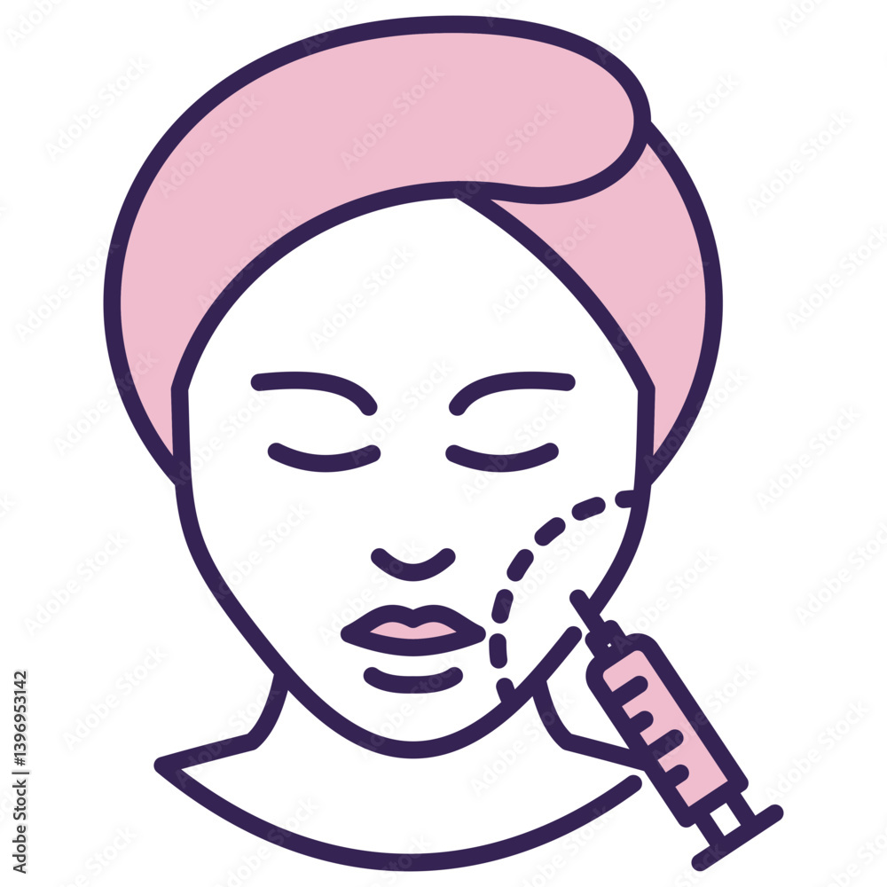 Obraz premium Botox Icon