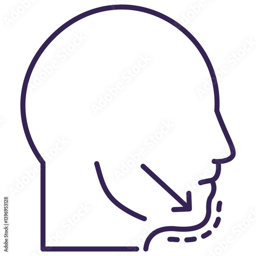 Chin Augmentation Icon