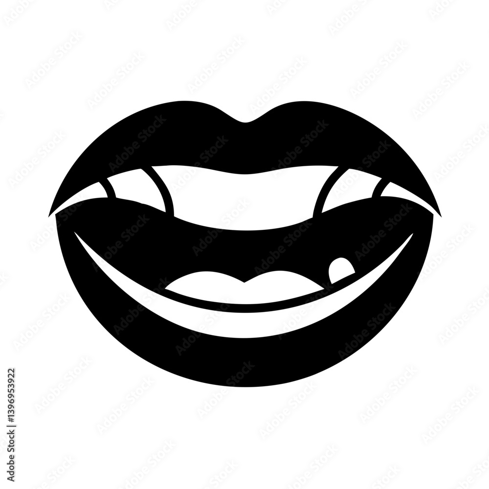 laughing mouth icon, laughing mouth silhouette vector illustration-simple silhouette illustration of laughing mouth, perfect for laughing mouth logos and icons laughing mouth icon, laughing mouth silhouette vector illustration-simple silhouette illustration of laughing mouth, perfect for laughing mouth logos and icons