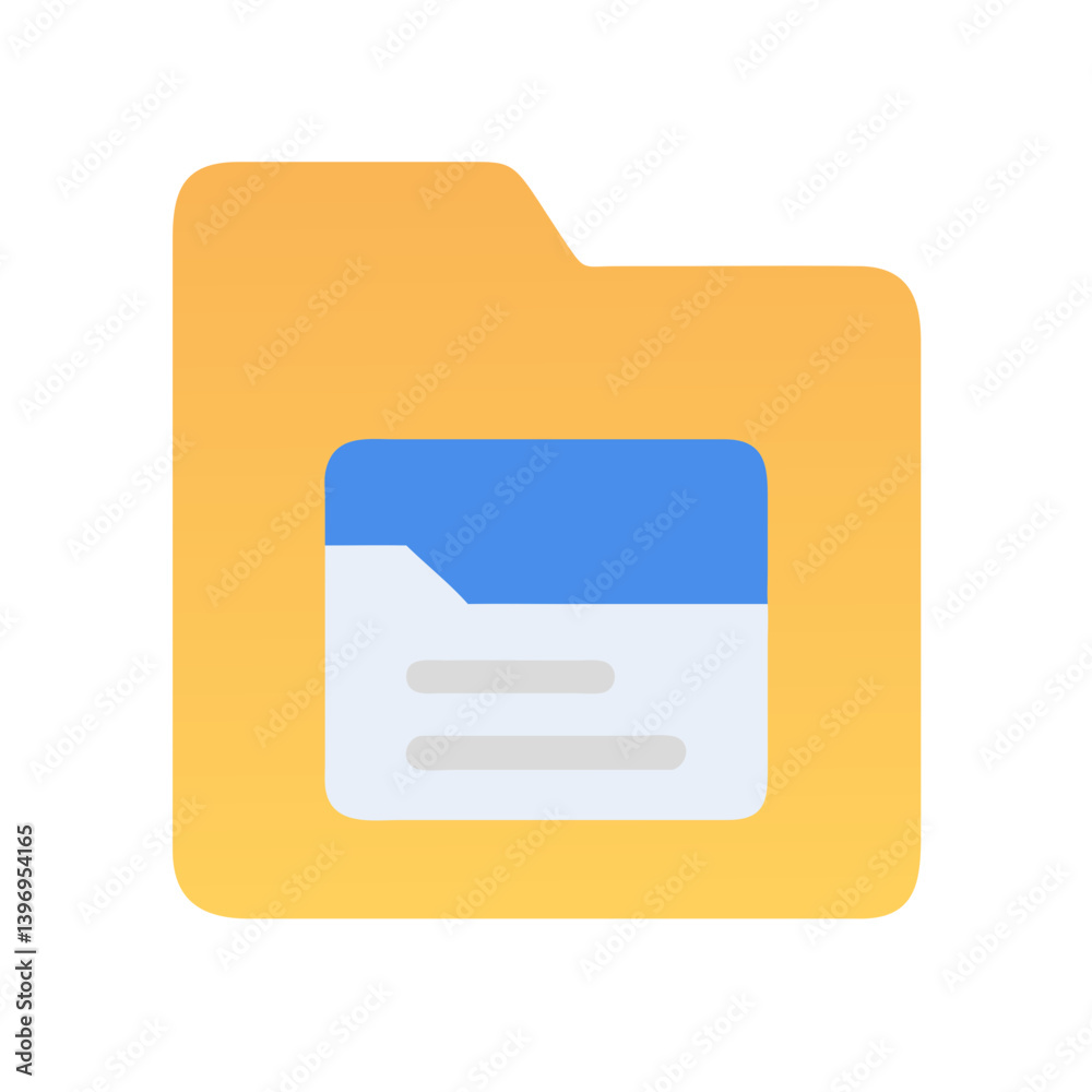 Folder, File, and Order Paper Icon Vector for Organization and Documentation Designs Folder, File, and Order Paper Icon Vector for Organization and Documentation Designs