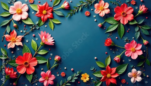 Subtle, flowing floral motif repeating across surface , bright, soft, botanical