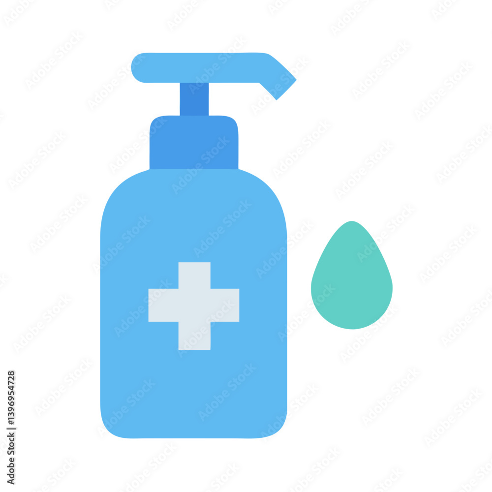 Hand Sanitizer Wash Icon Vector for Hygiene and Health Safety Designs Hand Sanitizer Wash Icon Vector for Hygiene and Health Safety Designs