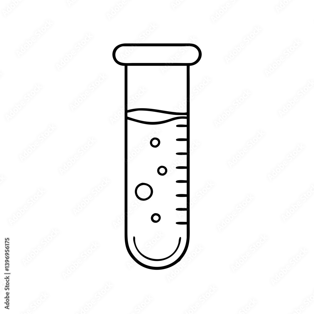 testtube icon, testtube line art - simple line art of testtube, perfect for testtube logos and icons testtube icon, testtube line art - simple line art of testtube, perfect for testtube logos and icons