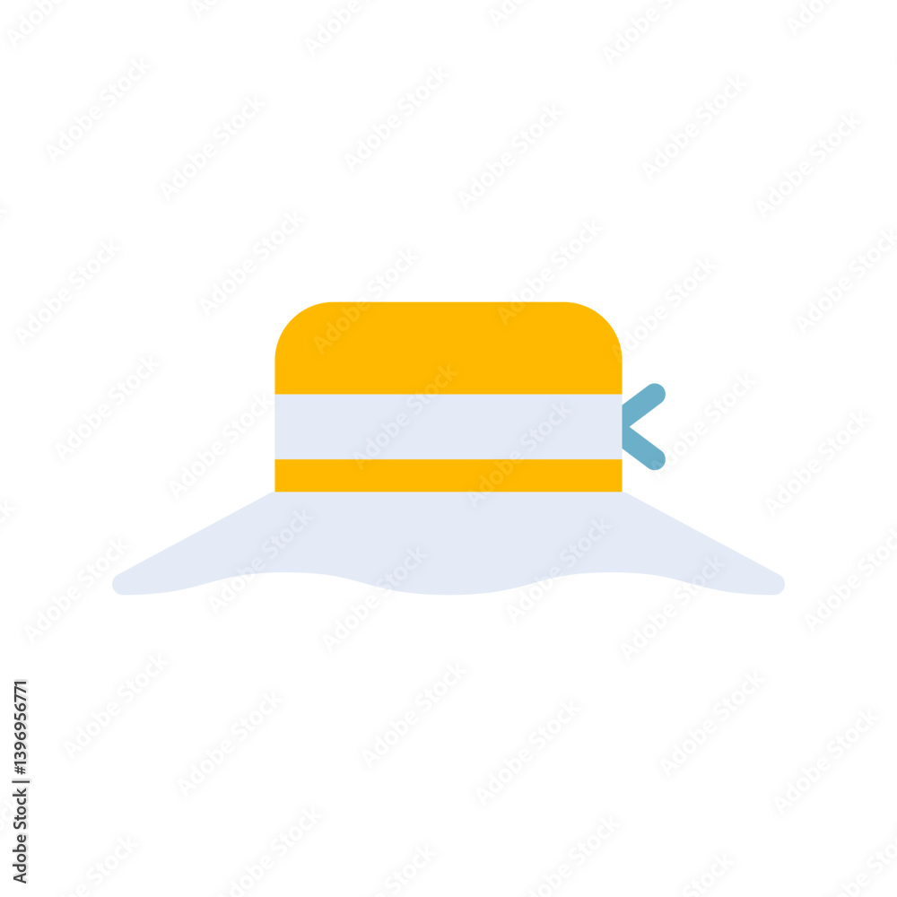 Women's Hat icon vector image. Suitable for mobile apps, web apps and print media. Women's Hat icon vector image. Suitable for mobile apps, web apps and print media.