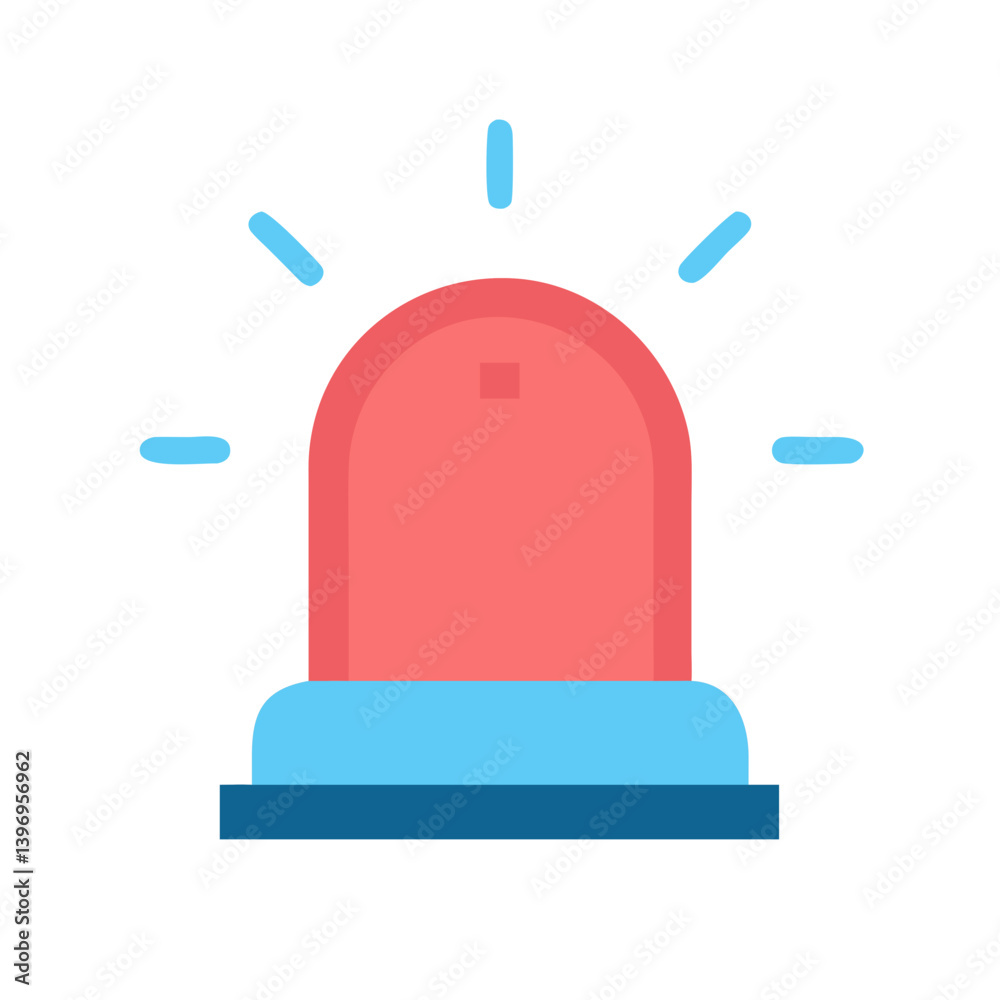 Emergency Siren Icon Vector Design Emergency Siren Icon Vector Design
