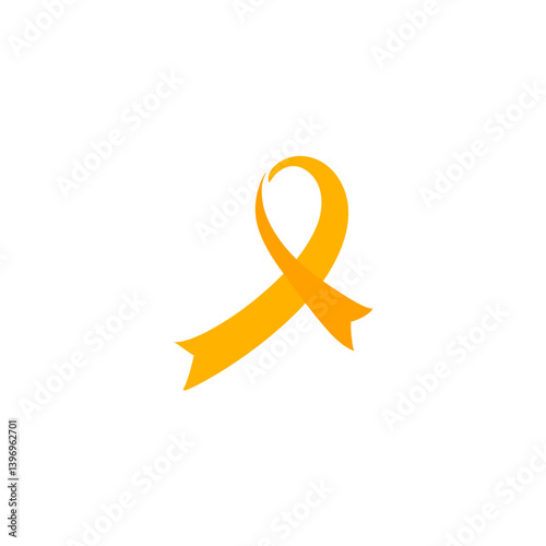 World Multiple Sclerosis Day Ribbon. Medicine and health concept